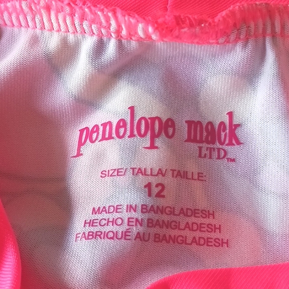 NWT Penelope Mack Cute 2 Piece Multi-Color Long Sleeve Swimset Size 12 - Picture 6 of 12